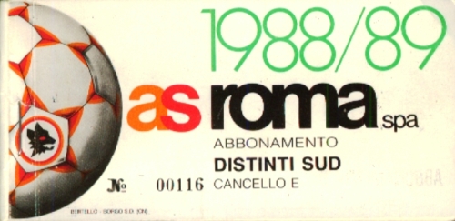 abbonamento 1988/89